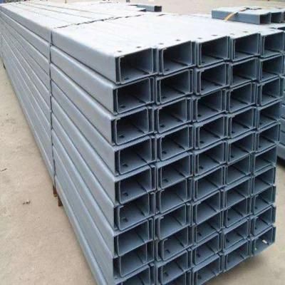 U Beam Steel Channel / U Shaped Beam Galvanized Hot Cold Rolled Carbon U Iron Beam Weight Size Prices