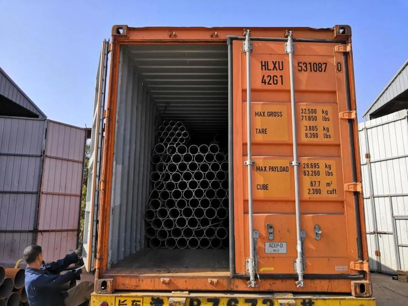 St52 Hot Rolled Seamless Steel Pipe for Gas