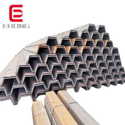 Sy390 Hot Rolled Steel Sheet Pile Type2 Type 3 400X100mm and 400X150mm