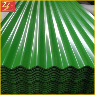Green SGLCC PPGL Galvalume Corrugated Steel Sheet