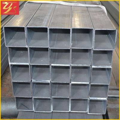 4 Inch Galvanized Square Steel Tube Gi Rectangular Hollow Section Thin Wall Zinc Square Pipe