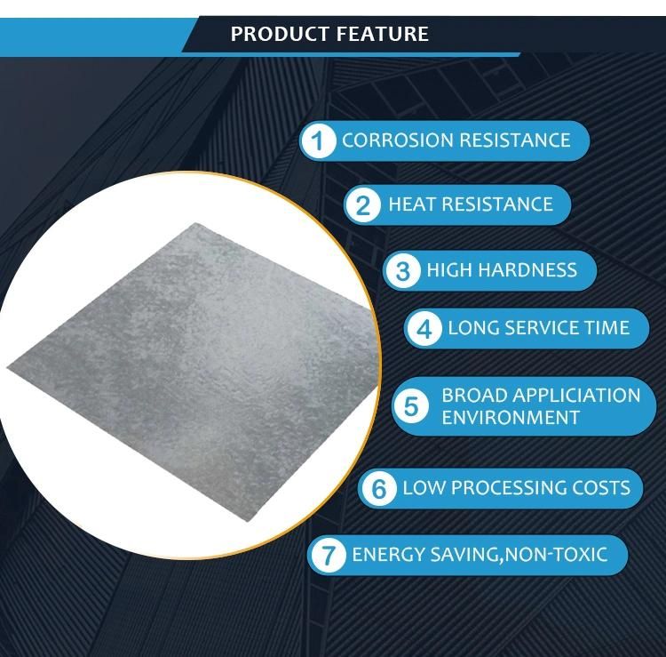 Zero Spangle Gi Sheet 0.7mm Thickness 4X8FT Dx51d Galvanized Steel Sheet