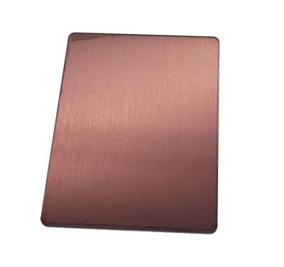 Taiyuda2 Group Vibration Purple Color Coating 2b Ba Vibration Decoration Inox Austenitic Stainless Steel Sheet