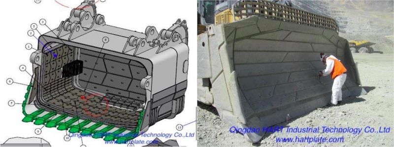 Wear Plate with Chromium Carbide Overlay for Impact Crusher