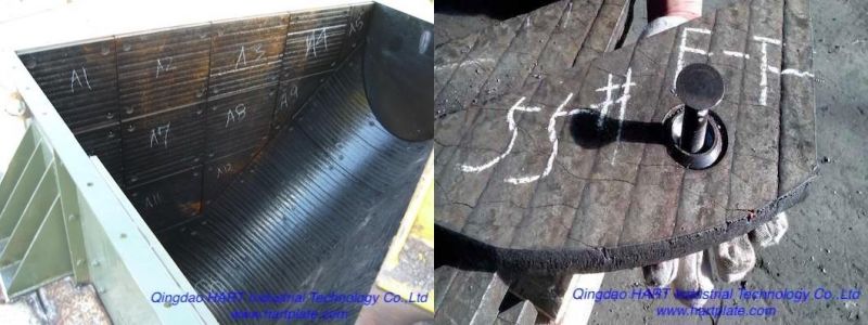 Bimetal Surfacing Cco Chrumium Carbibe Chute Wear Plate