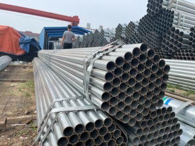 Hot Dipped Zinc Coated 10-50G/M2 Galvanized Steel Pipe 2 Inch Diameter From China