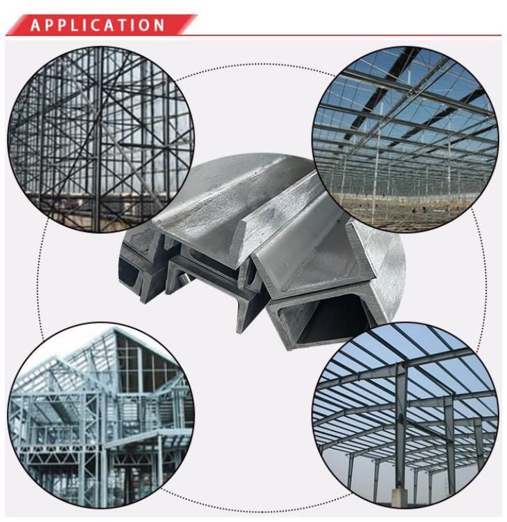 ASTM, JIS, GB, AISI, DIN, BS Q345 Steel Factory Equipment U Channel Steel Sizes I Beam Steel Products C Channel Steel Section Galvanized Steel Channel