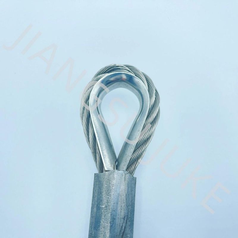 7X19 304/316 Wire Rope with Thimbles and Ferrules