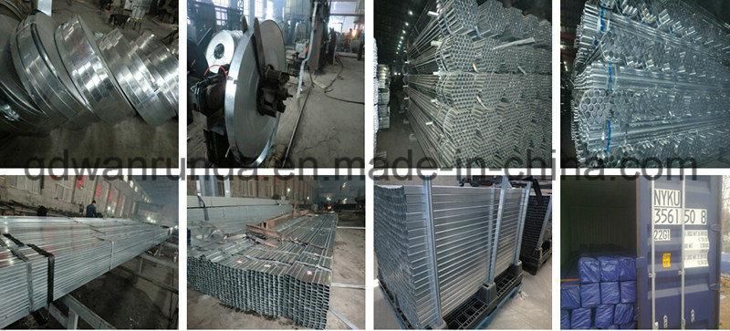 Galvanized Steel Tube Application for Garden Steel Fence