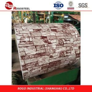 0.35mm Thickness Wood Printed PPGI Steel Coils