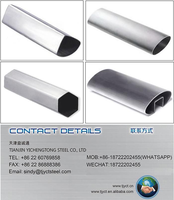 304 304L Polished Hair Line Stainless Steel Square Tube 100X100mm