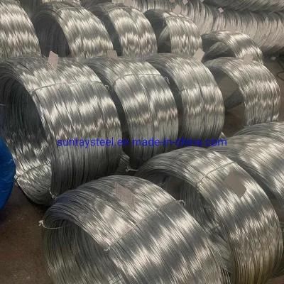 Smooth Oval Galvanized Steel Wire Is for Cattle Fence in South American Area.