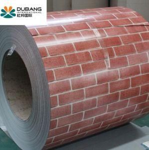 Beautiful Brick Pattern Designed Color Coated Steel Coil PPGI