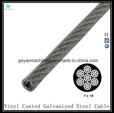 7X19 Vinyl Coated Galvanized Steel Cable-Aircraft Cable