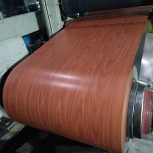 High Quality Wood Grain Finish Coated Steel