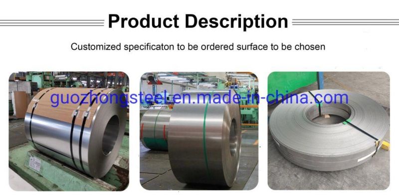 Guozhong 201/303/304/306/309S 1d/2D/2b/Ab/Sb/DN-2/Mirror/Black Titanium Stainless Steel Strip/Plate/Coil for Sale