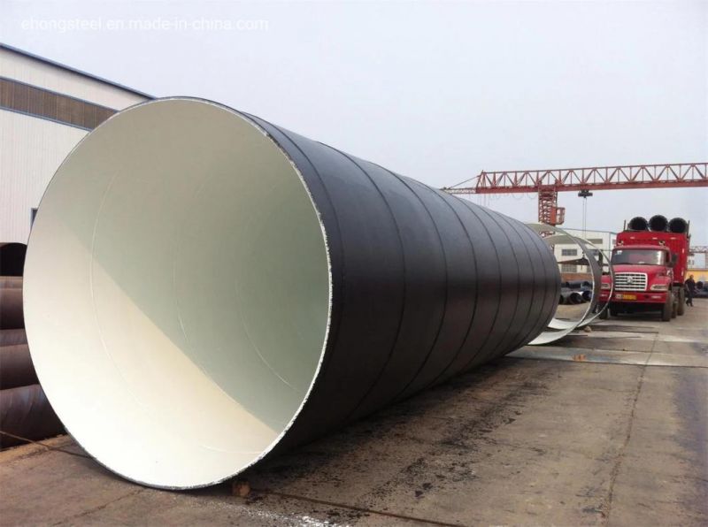 36 Inch Large Diameter Galvanized Steel Pipe, Awwa C200 Spiral Welded Carbon Steel Tubes for Drinking Water Transmission