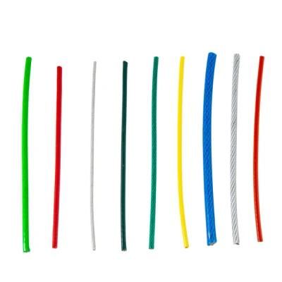 6*7+FC Yellow Colour PVC Coated Steel Wire Rope