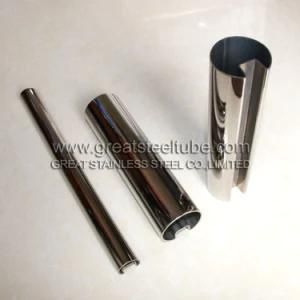High Quality 316 Mirror Stainles Steel Slotted U Tubes for Balustrades