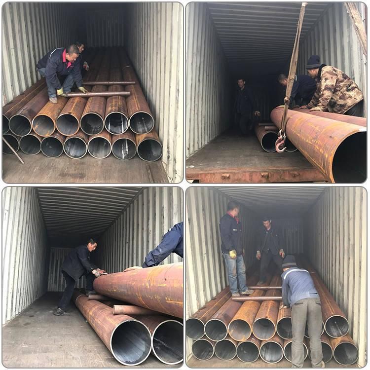 Carbon Steel Pipe Ms Steel Pipe ASTM A53 Carbon Iron Pipe Welded Sch40 Steel Pipe for Building Tube
