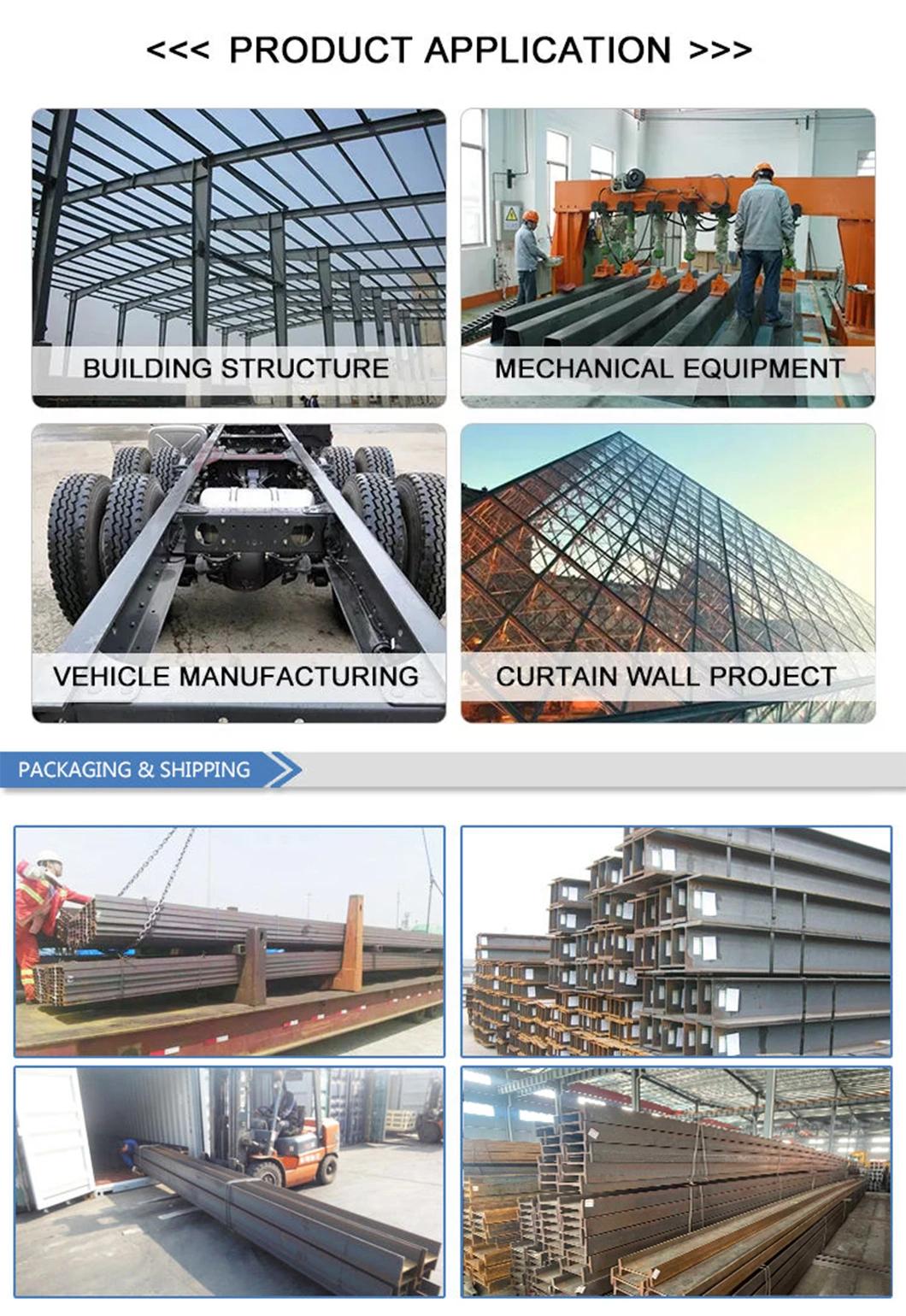 High Quality A36 S235jr S275jr Q235 Ss400 S355jr Structural Beam Steel H-Beams ASTM AISI Hot Rolled Iron Carbon Steel I-Beams