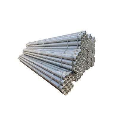 Galvanized Steel Pipe 2 3 4 Inch Round Handrails Swaged Tube