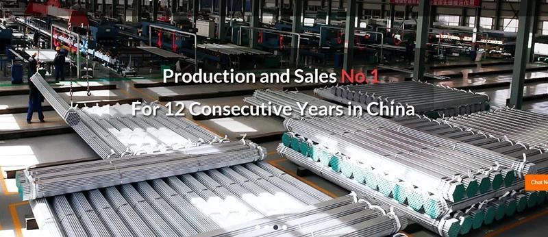 BS1387 Good Price High Frequency Carbon Welded ERW Steel Pipe DN15-DN200