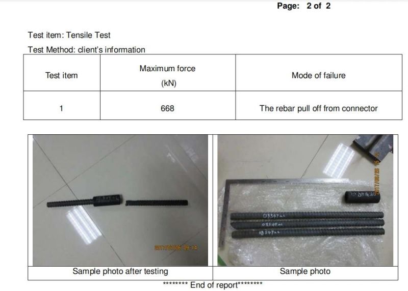 25mm Rock Bolt for Slope Stabilization