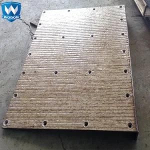 Mild Steel Base Plate Chromium Carbide Overlay Wear Plate