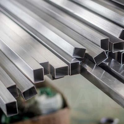 SUS 304 316 High Pressure 2b Brushed Stainless Steel Square Pipes