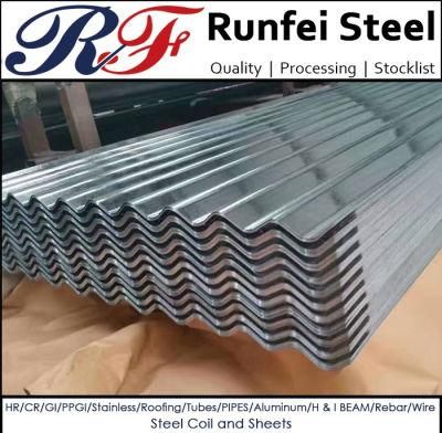 Zero Regular Spangle Hot Dipped Zinc Coated Galvanized Corrugated Steel Roofing Sheet