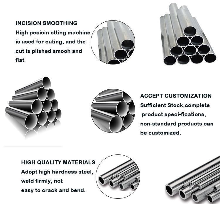 Wholesale 2.5mm Wall Thickness Hollow Aluminium Alloy Customized Extrusion Aluminum Round Tubes