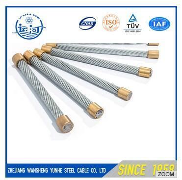 Factory Outlet Lightly Galvanized 7/0.8mm Steel Wire Strand for Optical Fiber Cable
