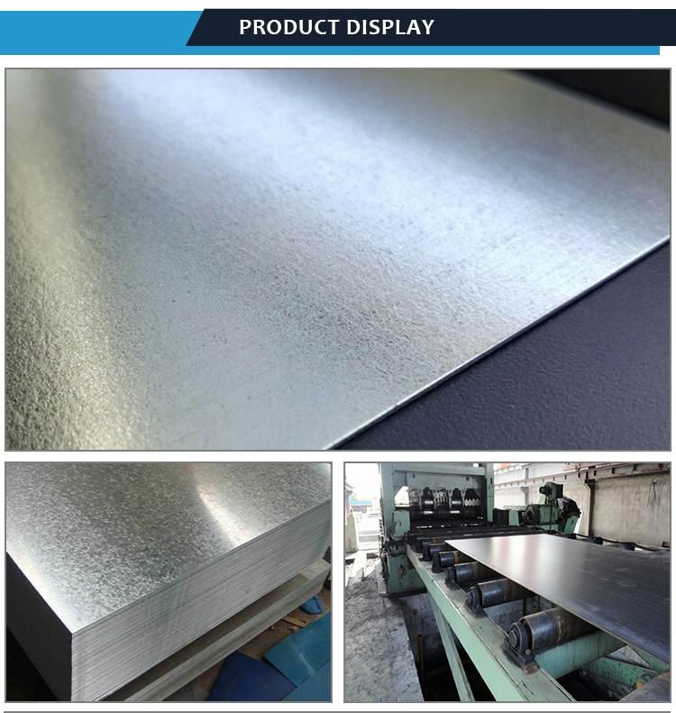 Ms Zn Coated Sheets Gi Gp Sheets Hot DIP Galvanized Steel Sheet Plates