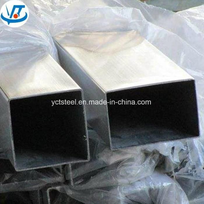 202 201 304 316 321 Stainless Steel Pipe Square and Rectangular Shape Hollow Steel Tube