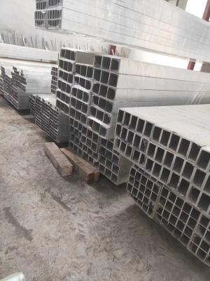 European Standard Q235 Sliver Surface Galvanized Carbon Steel Square Pipes