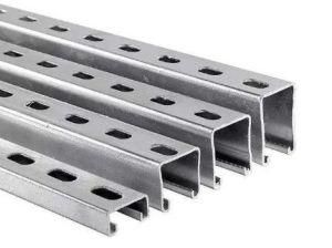 41X21mm C Type Strut Channel Perforate Type or Solid Type HDG or Pre-Galvanized Customized