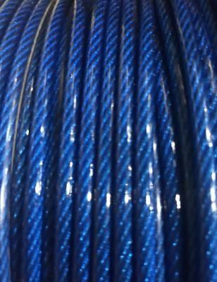 6X7 Plastic PVC Coated Steel Wire Rope