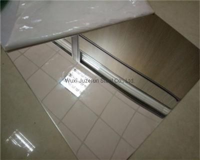 Kitchen Cabinet Exterior Decoration Mirror Stainless Steel Sheet