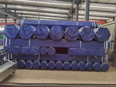 Round/Rectangular Seamless/Welded Ouersen Standard Packing A53 Galvanized Coating Rectangular Pipe