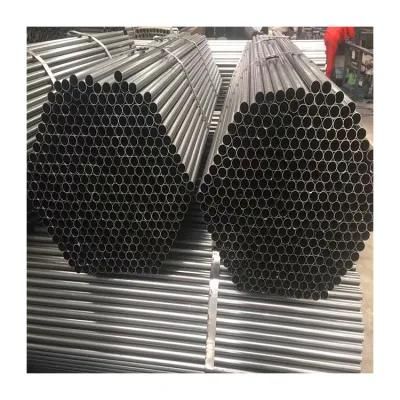 Manufacturer ERW Welded Steel Pipe Iron Black Tube Gi Galvanized Steel Pipe for Construction