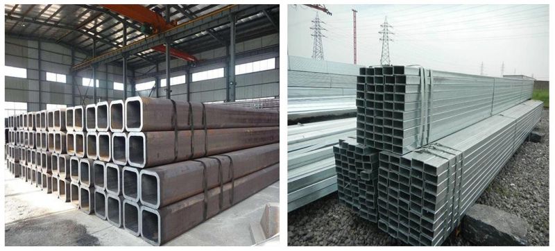 Rectangular Metal Q345 Ss400 Hollow Section Square Tube Steel Pipe