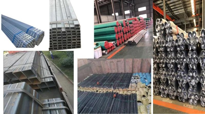 Building Material SUS 304 Stainless Steel Pipe API 5L ASTM A106 Seamless Welded Pipe Hot Galvanized Steel Round Square Pipe