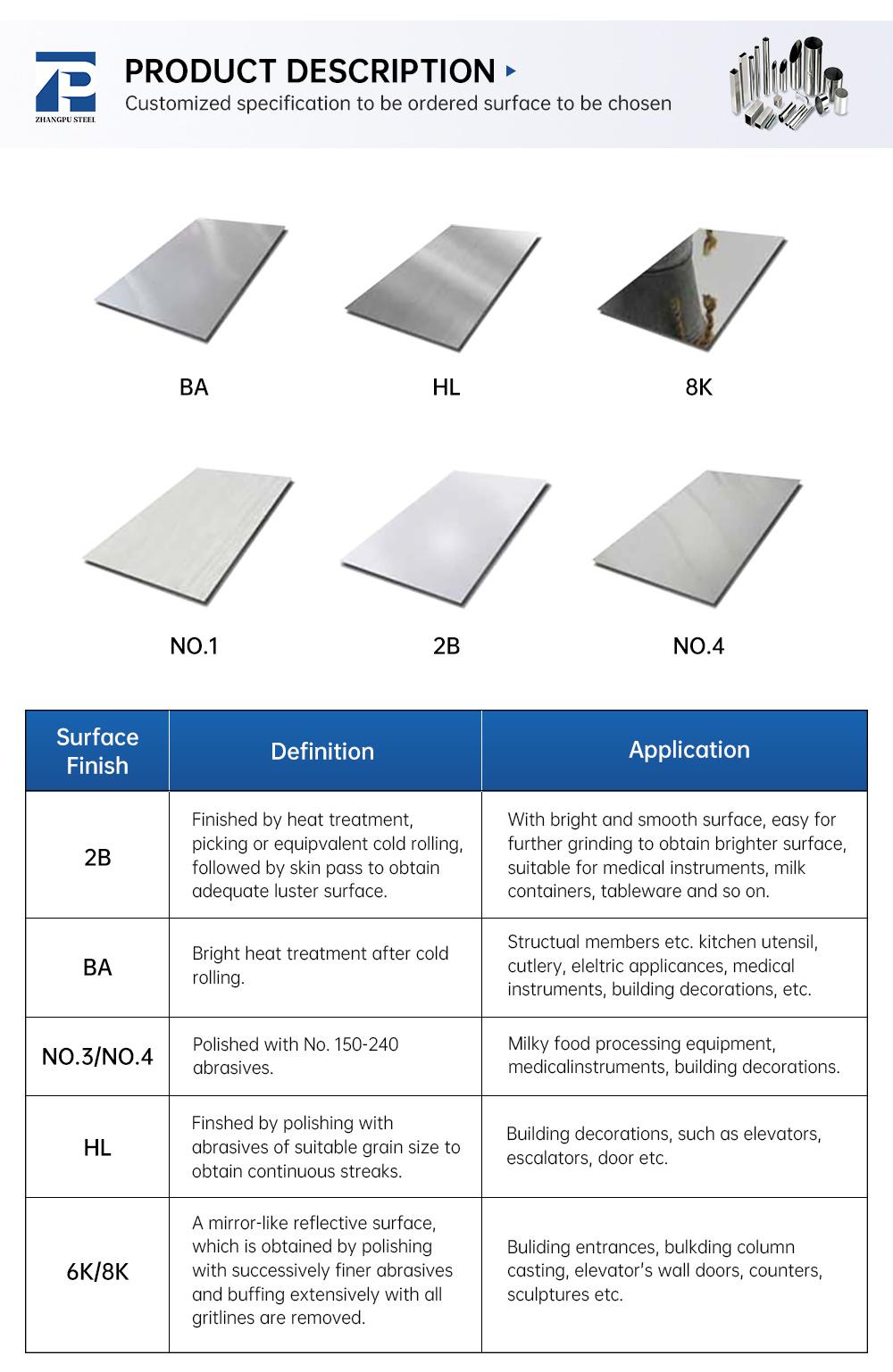 ASTM DIN SUS Ss Square 316L 316 304 Stainless Steel Tube 6mm