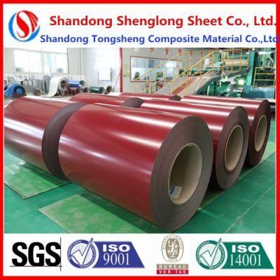 China Manufacturer Export Color Coated Steel Coil / Prepainted Galvanized Coil / PPGI