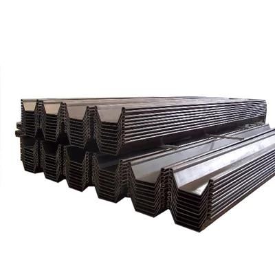 China Shandong Steel Sheet Pile Manufacturers Preferential Price High Quality Z-Shaped U-Shaped No. 2 Steel Sheet Piles