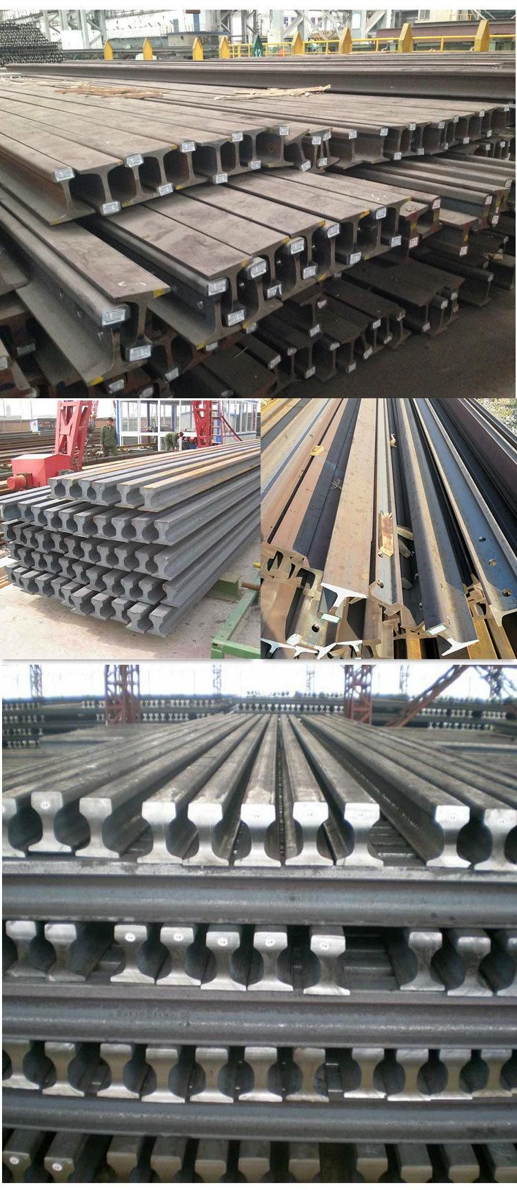 R65 R60 R59 Standard Grade Heavy Type Railway Steel Railing Rail for Mining