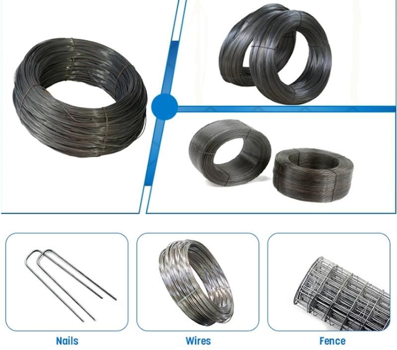 Low Price Low Carbon Spring Black Coil Drawn Steel Wire