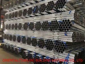 ASTM A53/ASTM A36/BS1387 Round Construction ERW Steel Pipe/Cold Rolled Pre-Galvanized Steel Pipe