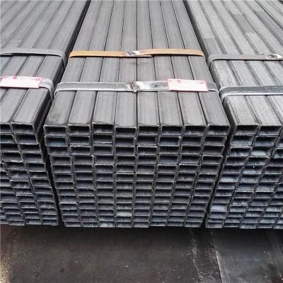 20*20/30*30/40*40/50*50/75*38 Black Square Tube with Lowest Price